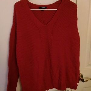 Chaps Red Sweater